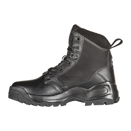Men's Nylon Upper, Rubber Outsole, Plain Toe, Lace Up, Black, 10-1/2 E MPN:12401