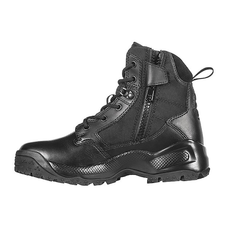 Women's Nylon Upper, Rubber Outsole, Plain Toe, Side Zipper, Black, 7-1/2 D MPN:12404ABR-019-7.5-R
