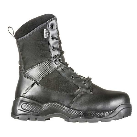 Military/Tactical Boot, Nylon Upper, Rubber Outsole, Plain Toe, Side Zipper, Black, 11 E MPN:12416ABR-019-11-W