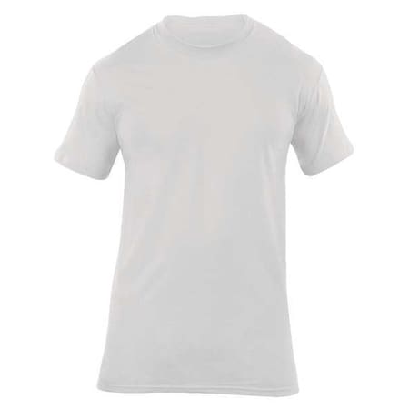 Tactical Shirt, 100% Cotton, White, 2XL, 3 PK MPN:40016
