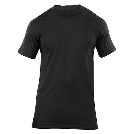 Tactical Shirt, 100% Cotton, Black, L, 3 PK MPN:40016