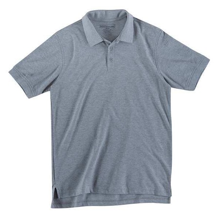Tactical Polo Shirt, 40% Polyester, 60% Cotton, Button, 2 Pocket(s), Gray, M MPN:41180