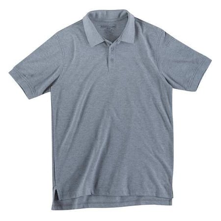 Tactical Polo Shirt, 40% Polyester, 60% Cotton, Button, 2 Pocket(s), Gray, 3XL MPN:41180T