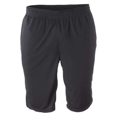 Men's Utility Shorts, M, Black, 100% Polyester MPN:43061