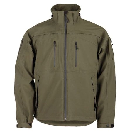 Tactical Jacket, 4% Spandex, 96% Polyester, Moss Green, XS MPN:48112ABR-191-XS