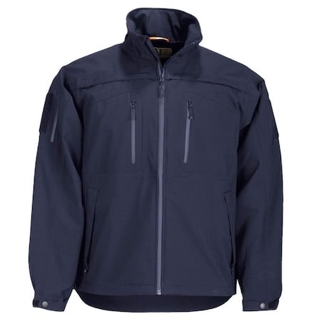 Tactical Jacket, 4% Spandex, 96% Polyester, Navy, 3XL MPN:48112ABR-724-3XL
