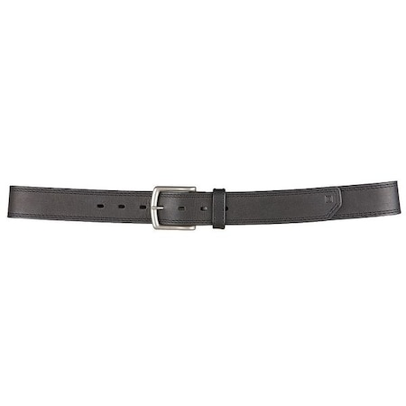 Duty Belt, Leather, Black, 3XL, Buckle MPN:59493