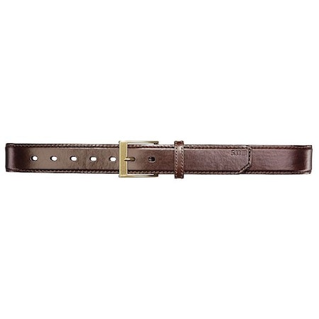 Duty Belt, Leather, Brown, XL, Buckle MPN:59501