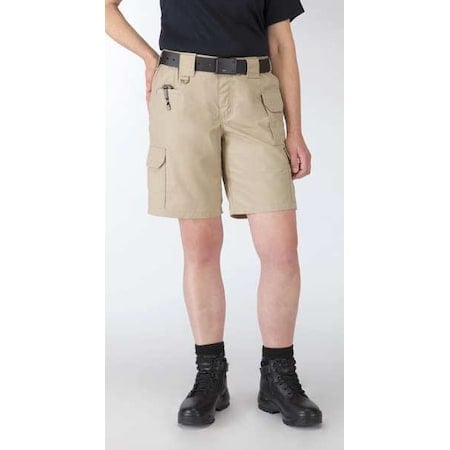 Women's Taclite Short, 2, Khaki, 35% Cotton, 65% Polyester MPN:63071ABR-162-2