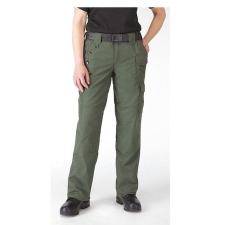 Tactical Pants, 16, Olive Green, 35% Cotton, 65% Polyester MPN:64360ABR-190-16-R