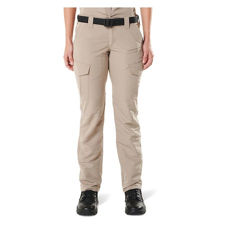 Women's Women's Fast-Tac Cargo Pamt, 4, Khaki, 100% Polyester Fast-Tac Ripstop MPN:64419ABR-055-4-L