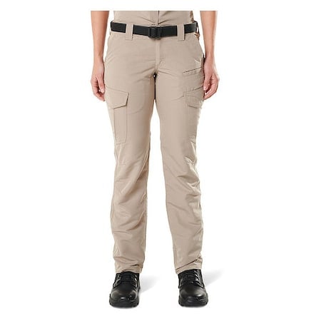 Women's Women's Fast-Tac Cargo Pamt, 6, Khaki, 100% Polyester Fast-Tac Ripstop MPN:64419ABR-055-6-R