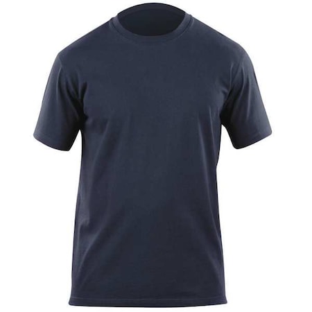 Men's Professional T-Shirt, Cotton, Pullover, Navy, L MPN:71309