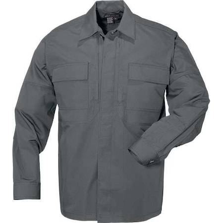 Taclite TDU Long Sleeve Shirt, 35% Ripstop Cotton with PTFE Finish, 65% Polyester, 7 Pocket(s), XL MPN:72054T