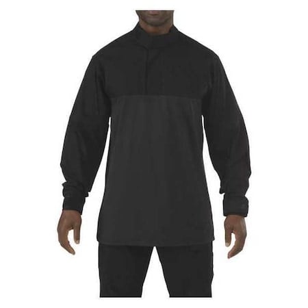 Stryke TDU Rapid Shirt, 35% Cotton, 65% Polyester, Zipper, 4 Pocket(s), Black, M MPN:72071