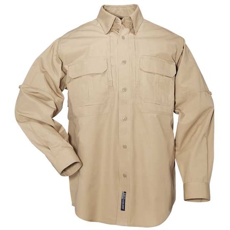 Taclite Pro Shirt, 35% Ripstop, 65% Poly Cotton, Button Front, 4 Pocket(s), Brown, M MPN:72175
