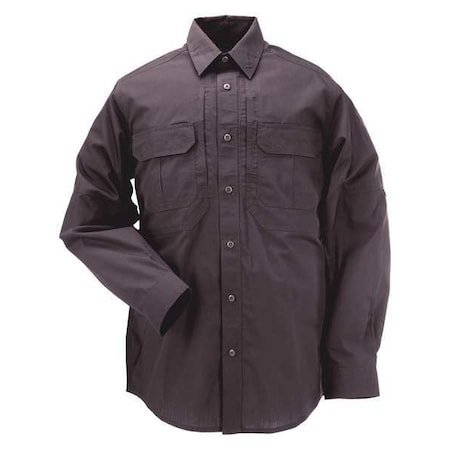 Tactical Shirt, L, Charcoal, 35% Cotton, 65% Polyester MPN:72175TABR-018-L