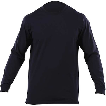 Tactical Shirt, 100% Cotton, Navy, XL MPN:72318