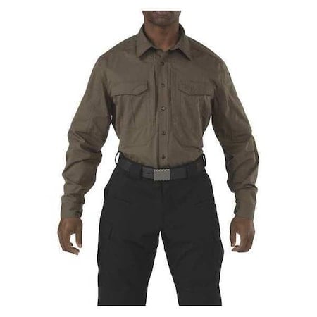 Tactical Shirt, XS, Tundra, 38% Cotton, 62% Polyester MPN:72399ABR-192-XS