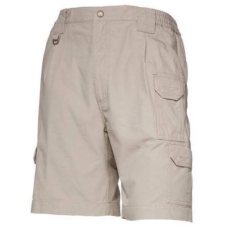 Men's Tactical Shorts, 44, Khaki, 100% Cotton (Pockets), 20% Cotton, 80% Polyester MPN:73285