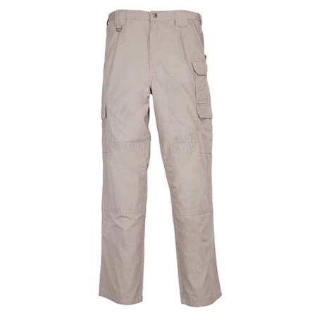 Men's Tactical Pants, 34 in, Khaki, 100% Cotton Canvas MPN:74251