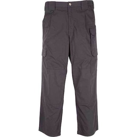 Men's Tactical Pants, 46 in, Charcoal, PTFE Treated 65%/35% Poly Cotton/Ripstop MPN:74273