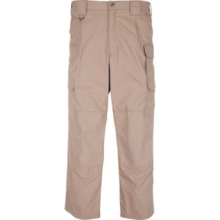 Men's Tactical Pants, 32 in, Coyote, PTFE Treated 65%/35% Poly Cotton/Ripstop MPN:74273