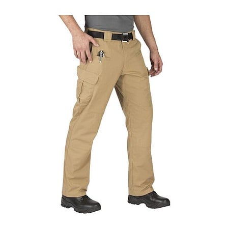 Men's Stryke Pant, 38, Coyote, 65% Polyester/35% Cotton Flex-Tac Mechanical Stretch Ripstop MPN:74369ABR-120-38-34