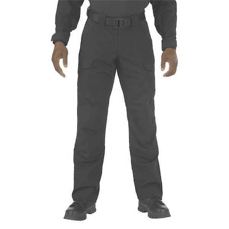 Men's Tactical Pants, L, Black, 80% Polyester/20% Cotton MPN:74433