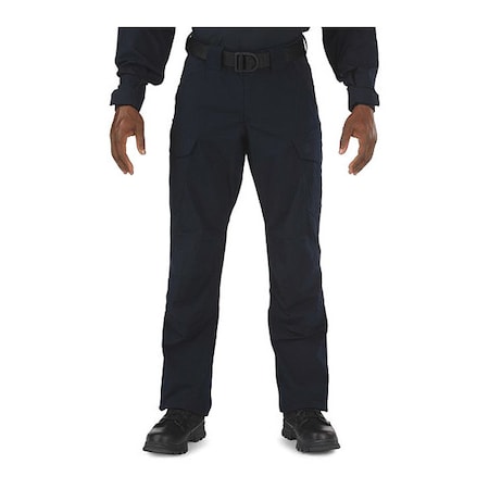 Men's Tactical Pants, 30 in, Navy, 80% Polyester/20% Cotton MPN:74433