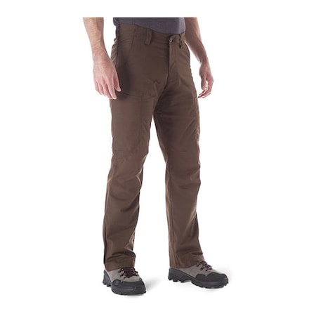 Men's Tactical Pants, 32 in, Burnt, 67% Polyester/33% Cotton Flex-Tac Canvas MPN:74434