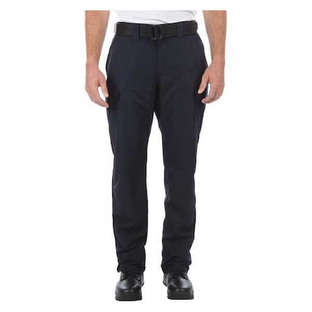 Men's Fast-Tac Cargo Pants, 28 in, Navy, 100% Polyester MPN:74439
