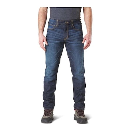 Defender-Flex Slim Jean, 28, Indigo, 76% Cotton/25% Polyester with Lycra MPN:74465ABR-649-28-36