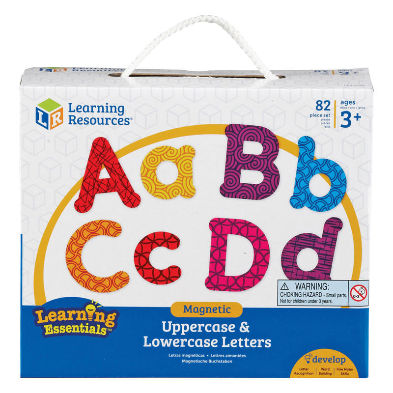 Learning Resources Upper/Lower Case Magnetic Letters - Learning Theme/Subject (Lowercase Letters, Uppercase Letters) Shape - Magnetic - Wear Resistant, Tear Resistant - 82 / Set (Min Order Qty 3) MPN:7725