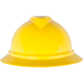 MSA V-Gard® 500 Hat Vented 6-Point Fas-Trac III Yellow 10167952 - Pkg Qty 20