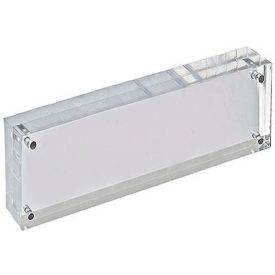 Global Approved 104430 Acrylic Vertical/Horizontal Block Frame 3