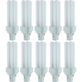 Sunlite® 2-Pin Compact Fluorescent Light Bulb GX23-2 Base 5000K 13W Daylight Pack of 10 40542-SU