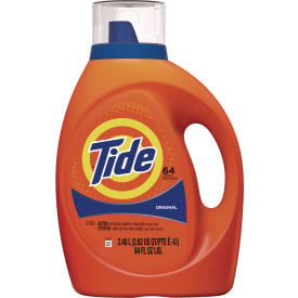 Tide® HE Liquid Laundry Detergent Original Scent 64 Loads 80 oz Bottle 4/Carton 12108