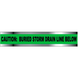 Detectable Underground Warning Tape - Caution Buried Storm Drain Below - 3