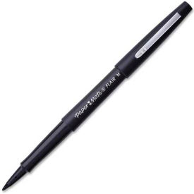 Paper Mate® Porous Point Flair Pen Black Barrel/Ink - Pkg Qty 12 8430152
