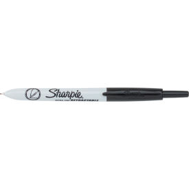 Sharpie® Retractable Permanent Marker Extra-Fine Needle Tip Black 12/PK 1735790