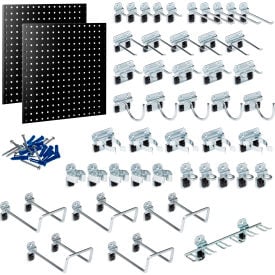Triton Products Square Hole Pegboard w/ LocHook Assortment 24