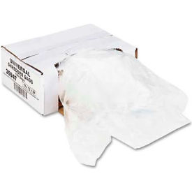 Universal High-Density Shredder Bags 13w x 13d x 28h 100 Bags/Carton Clear UNV35947
