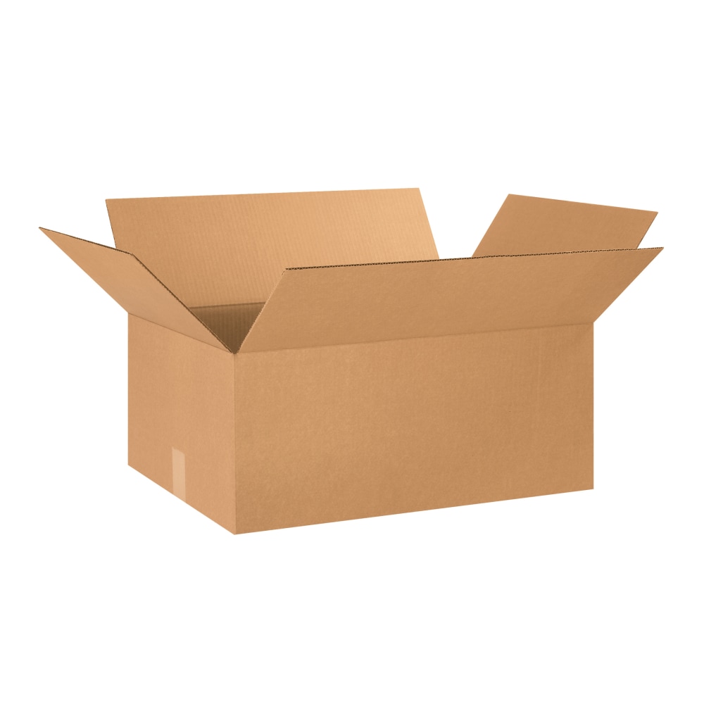 Partners Brand Corrugated Cartons, 24in x 16in x 10in, Kraft, Pack Of 15 MPN:241610