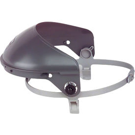 Honeywell® Faceshield Headgear For Use with Protective Caps Plastic Gray F5400