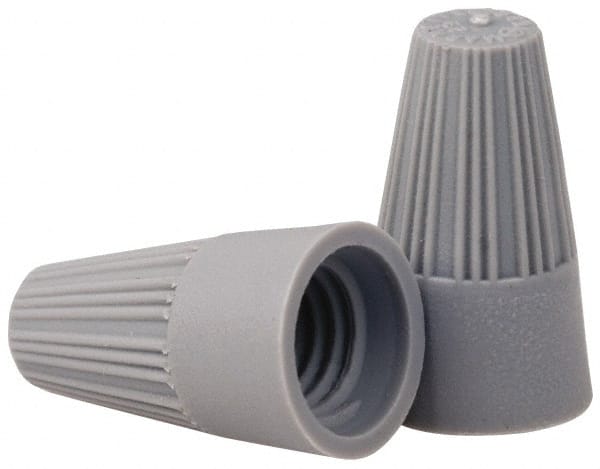 Standard Twist-On Wire Connector: Gray, Corrosion-Resistant MPN:329-BK