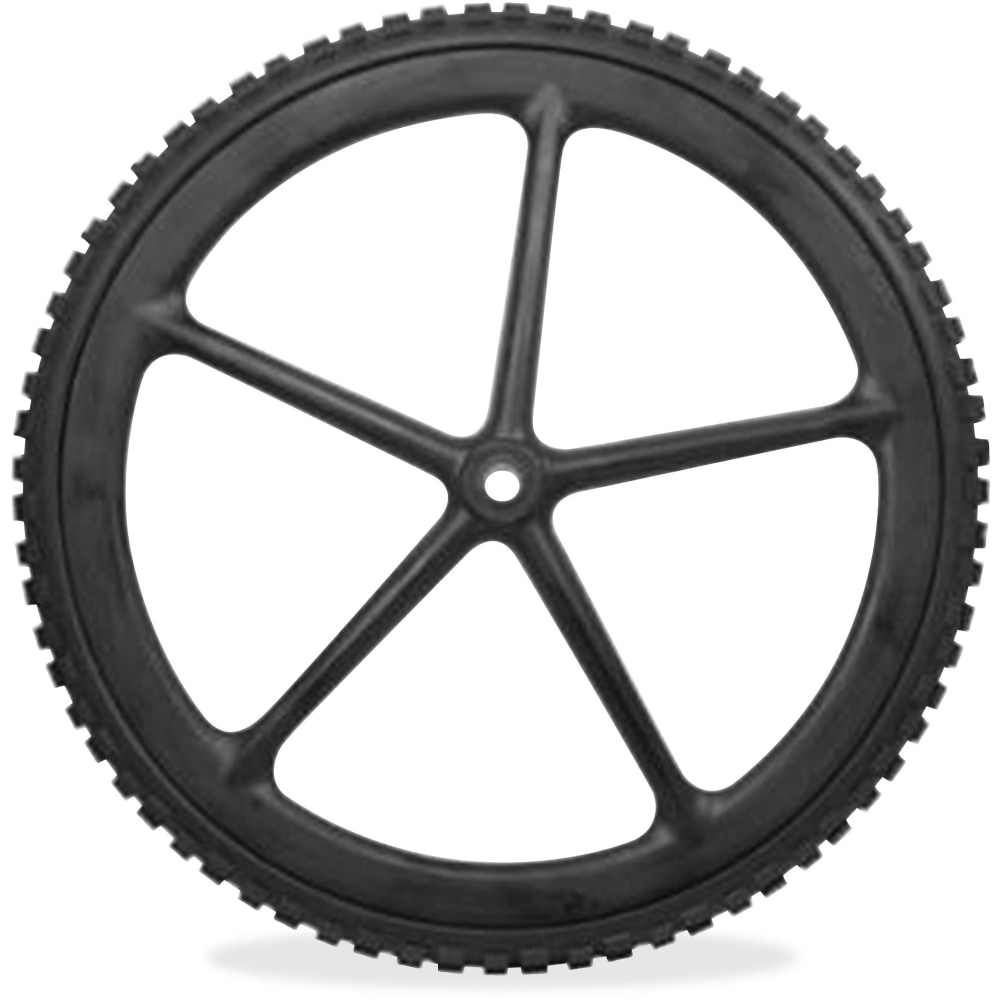 Rubbermaid Commercial Big Wheel Cart Replacement Wheel - 8in Diameter - Black - 1 Carton MPN:RCPM1564200