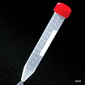 Centrifuge Tube 15mL Attached Red Screw Cap PP Sterile 500/Pack 6271