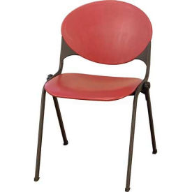 KFI Plastic Stack Chair - Burgundy 2000-P07 BURGUNDY
