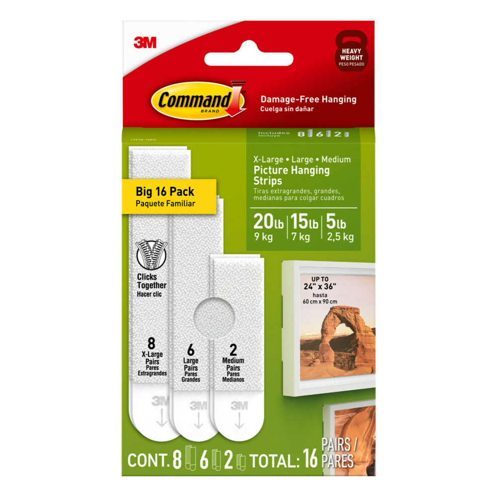 Command Hanging Strip, 1721816ES MPN:17218-16ES
